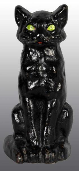 Appraisal: Cast Iron Sitting Cat Doorstop Description Made by National Foundry