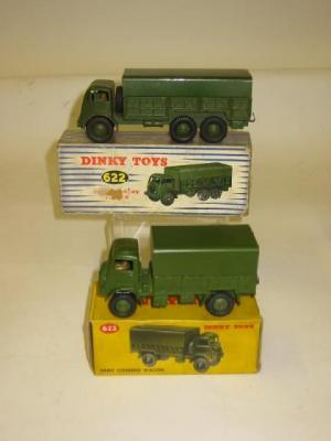 Appraisal: Army covered Wagon Ton Army Truck boxes F G-E