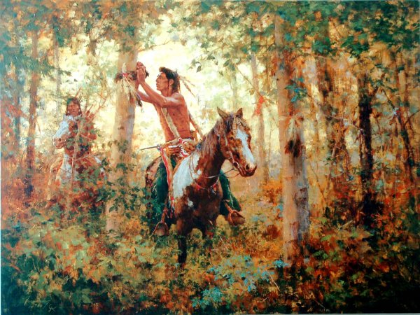 Appraisal: Howard Terpning American - Limited Edition print on fine art