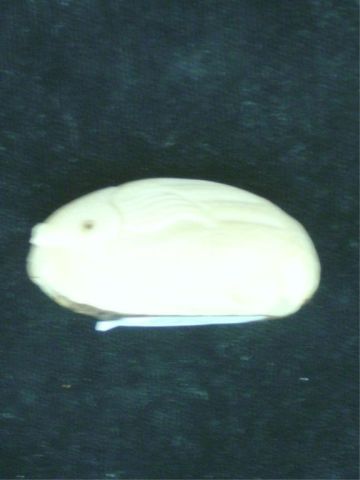 Appraisal: CARVED IVORY FISH