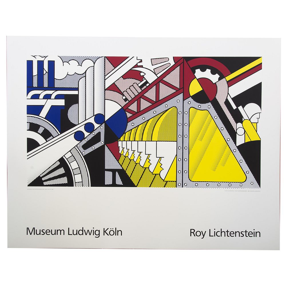 Appraisal: Roy Lichtenstein Museum Ludwig Koln offset American - Offset lithograph