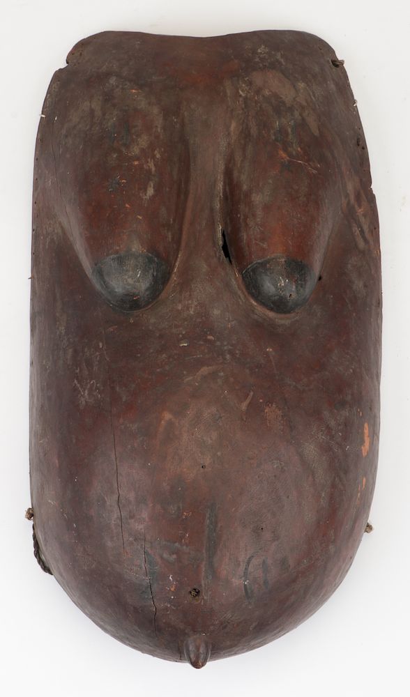 Appraisal: African Makonde Body Mask African Makonde Body Mask carved wood