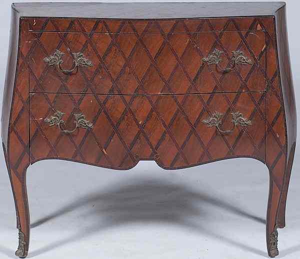 Appraisal: Louis XV-style Bombe Commode French early th century a Louis