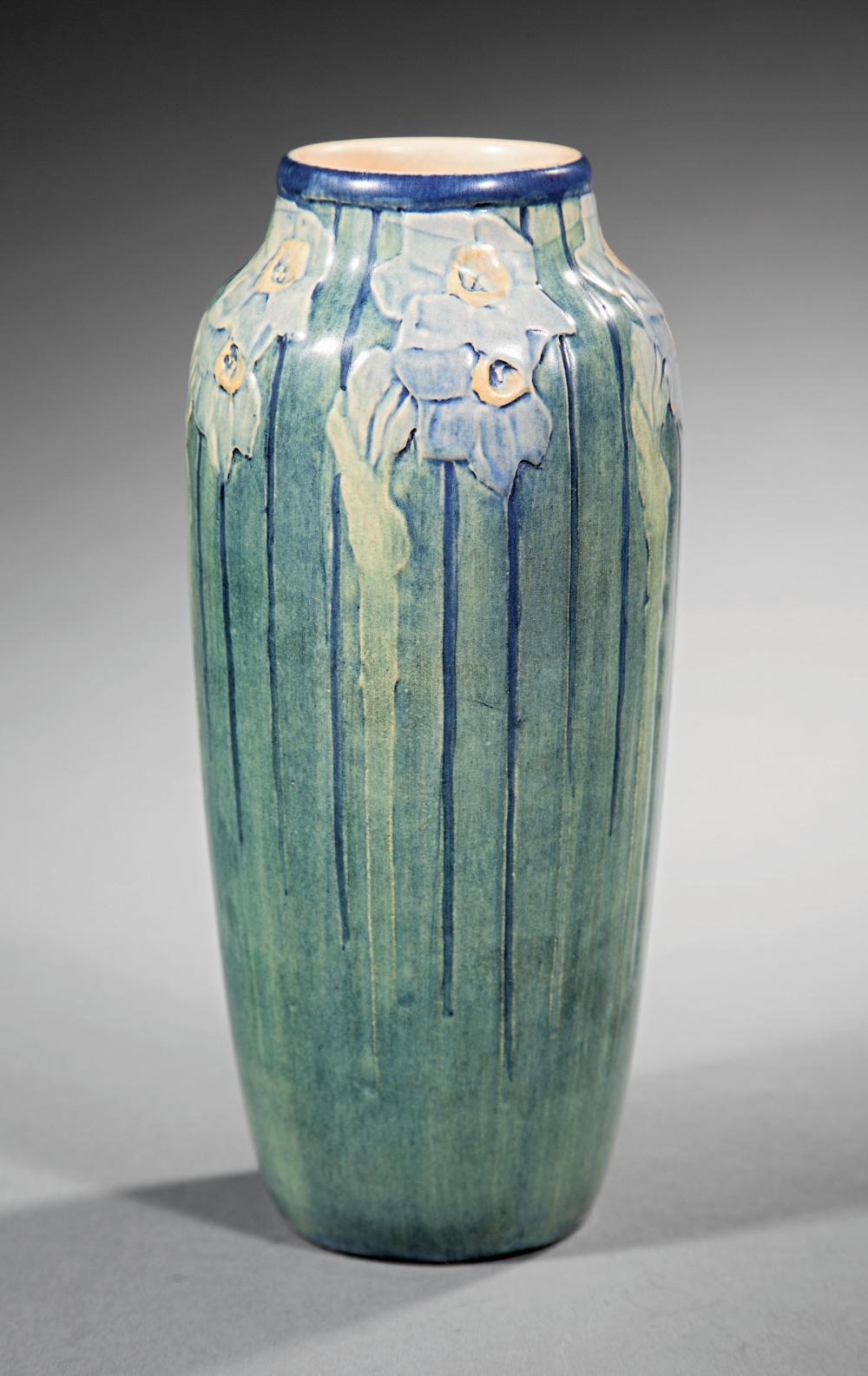 Appraisal: Newcomb College Art Pottery Vase decorated by Sadie Irvine with