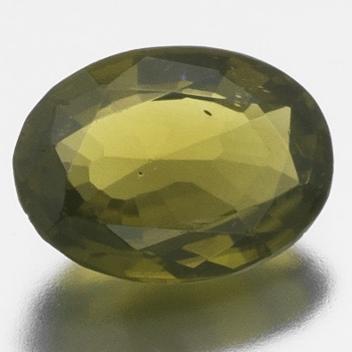 Appraisal: UNMOUNTED CT OVAL STEP CUT PERIDOT apprx mm x mm