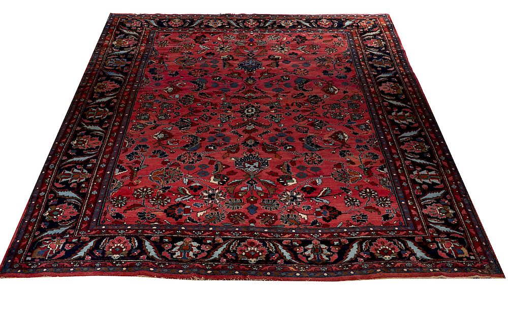 Appraisal: Roomsize Lilihan Persian carpet Roomsize Lilihan Persian carpet Measures appx