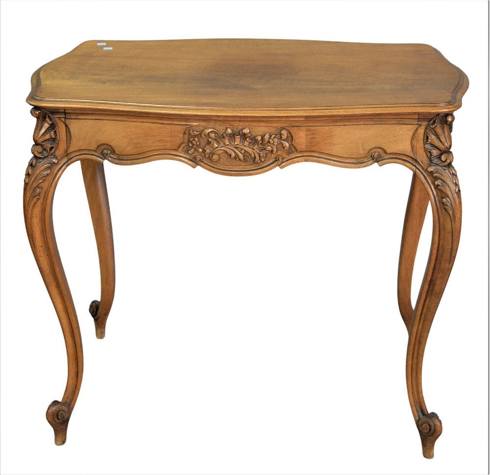 Appraisal: Louis XV Style Rectangular Table height inches top x Louis