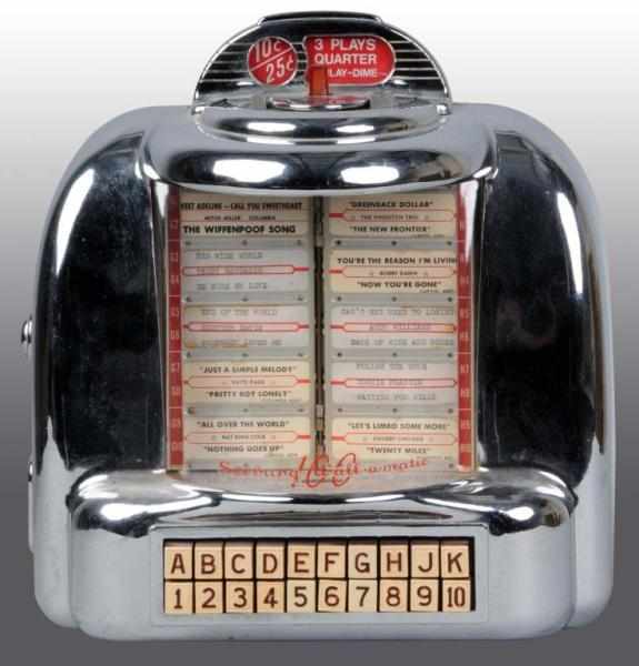 Appraisal: Seeburg Wall O Matic Juke Box Description Booth mount with