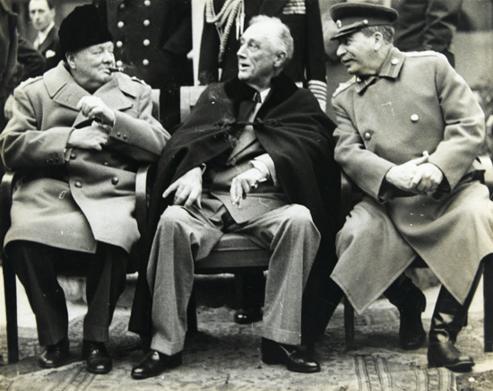 Appraisal: WORLD WAR II The Big Three Conference with Churchill Roosevelt