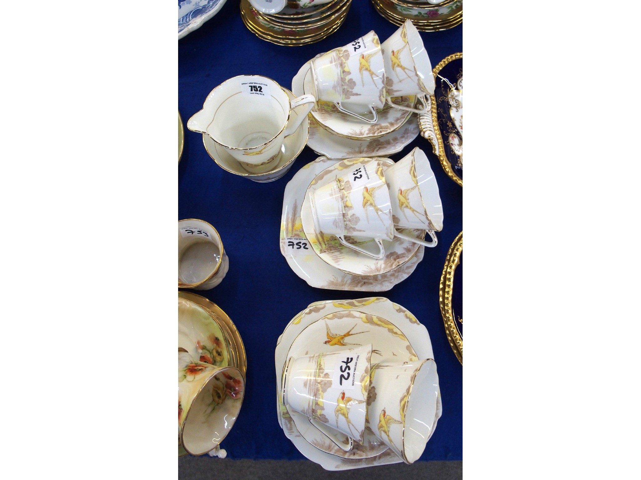 Appraisal: Grafton China 'Derwent' pattern teaset