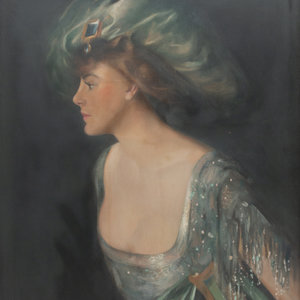 Appraisal: Dana Ripley Pond American - Portrait of a Lady Oil