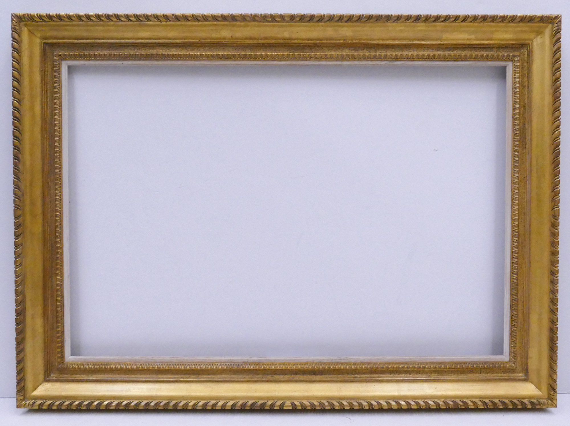 Appraisal: Large Glen Beckford Gallery Gilt Frame- x '' with inner