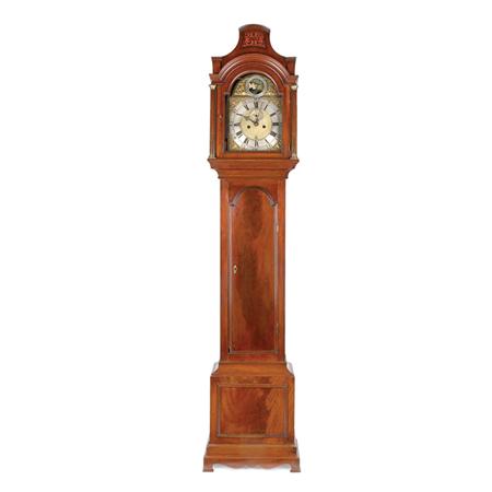 Appraisal: George III Mahogany Tall Case Clock Estimate -