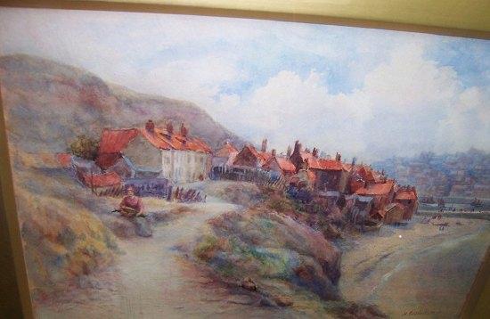 Appraisal: Henry Sidebottom The East Cliff Whitbysigned and datedwatercolour cm x