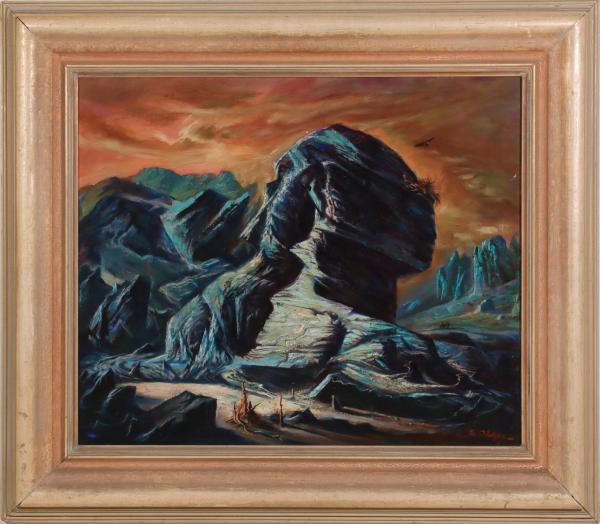 Appraisal: EVERETT THORPE - OIL ON CANVASEverett Clark Thorpe Utah -