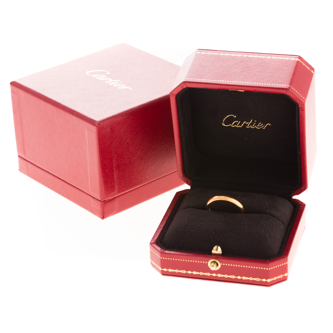 Appraisal: A Lady's K Wedding Band by Cartier K yellow gold