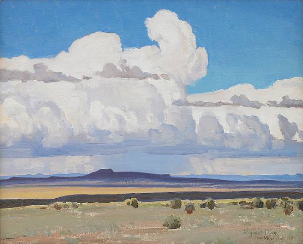 Appraisal: n a Maynard Dixon - Summer Clouds New Mexico No