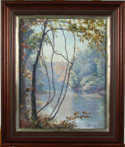 Appraisal: Ruthven Holmes Byrum IN - x oil on canvas signed