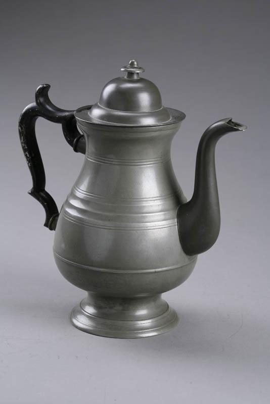 Appraisal: PEWTER TALL POT Touch for George Richardson Boston ca -