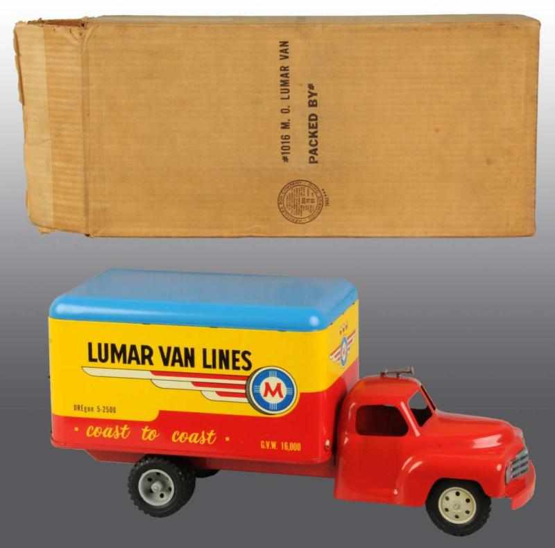 Appraisal: Marx Lumar No Van Toy Description Includes original box Marked