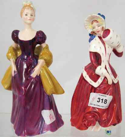 Appraisal: Royal Doulton Figures Christmas Morn HN And Loretta HN