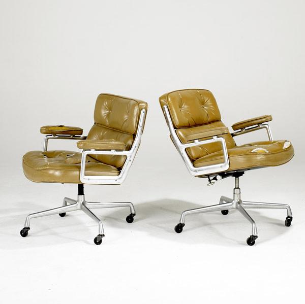 Appraisal: CHARLES RAY EAMES FOR HERMAN MILLER Pair of rolling Time-Life