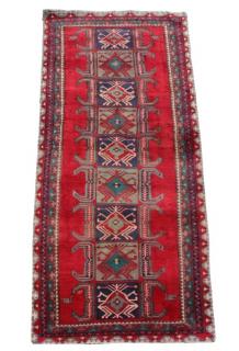 Appraisal: Hand Woven Persian Ashebel Rug ' x ' Wool Iran