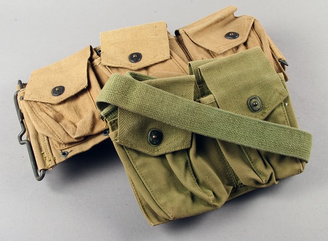 Appraisal: US Browning Automatic Rifle items belt made by Long date