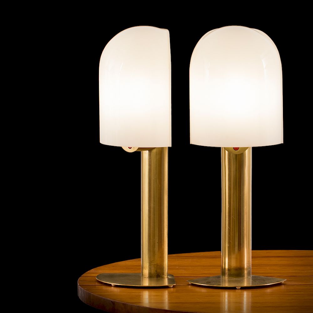 Appraisal: Reima Pietil Very nice big size table lamps designed by