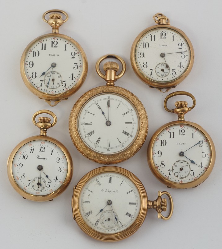 Appraisal: ladies OF pocket watches marked gold fill one unmarked tests