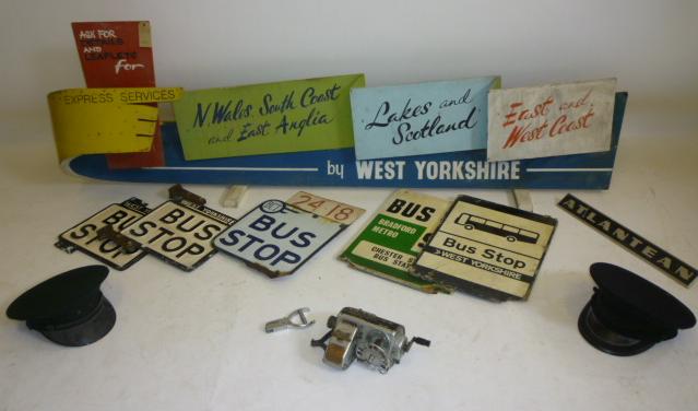 Appraisal: A collection of West Yorkshire Road Car Co bus memorabilia