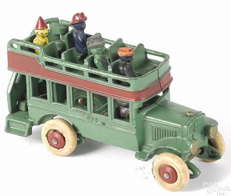 Appraisal: Kenton cast iron double-decker city bus Kenton cast iron double-decker