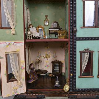 Appraisal: Group of Dolls and Dollhouse Accessories th and th century