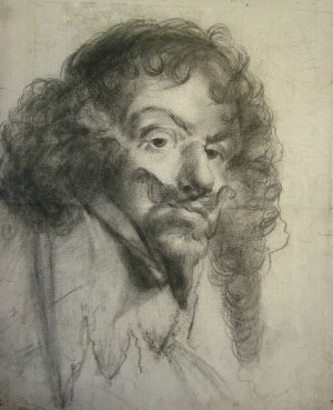 Appraisal: English School early th century- Portrait of a gentleman head