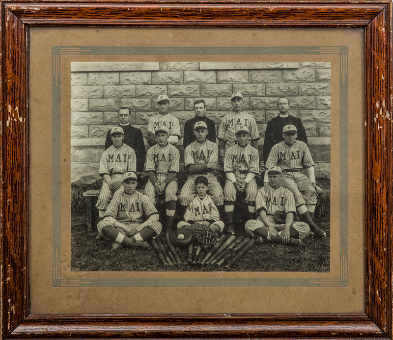 Appraisal: TH CENTURY SCHOOL MAI BASEBALL TEAM MPS BASKETBALL TEAM AND