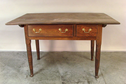 Appraisal: Walnut tavern table th c h x l x d