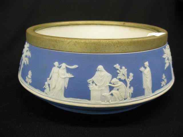 Appraisal: Wedgwood Jasperware Planter blue with classical scenes of figurines ''