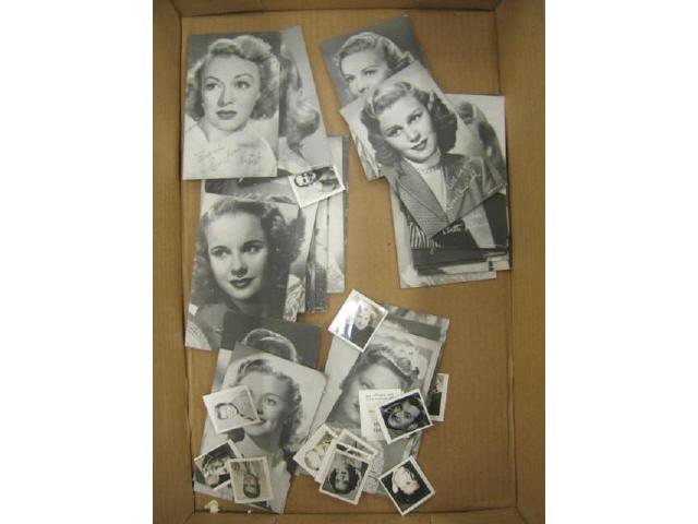 Appraisal: Lot of Vintage Movie Star Photos Lobby type cards