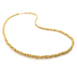 Appraisal: k Yellow Gold Necklace The k yellow gold fancy rope