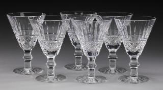 Appraisal: Waterford crystal Tramore wine glasses Six Waterford crystal wine glasses