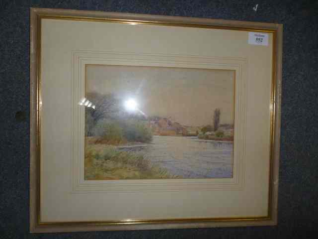 Appraisal: R MCFADDEN'Woodmill' signed and titled watercolour x