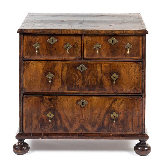 Appraisal: Sale Lot A George II Walnut Chest of Drawers th