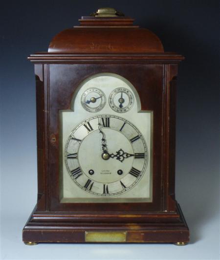 Appraisal: An early th century Georgian style chiming bracket clock By