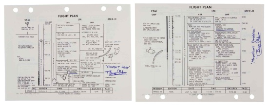 Appraisal: Apollo Final Flight Plan Used during the mission with several