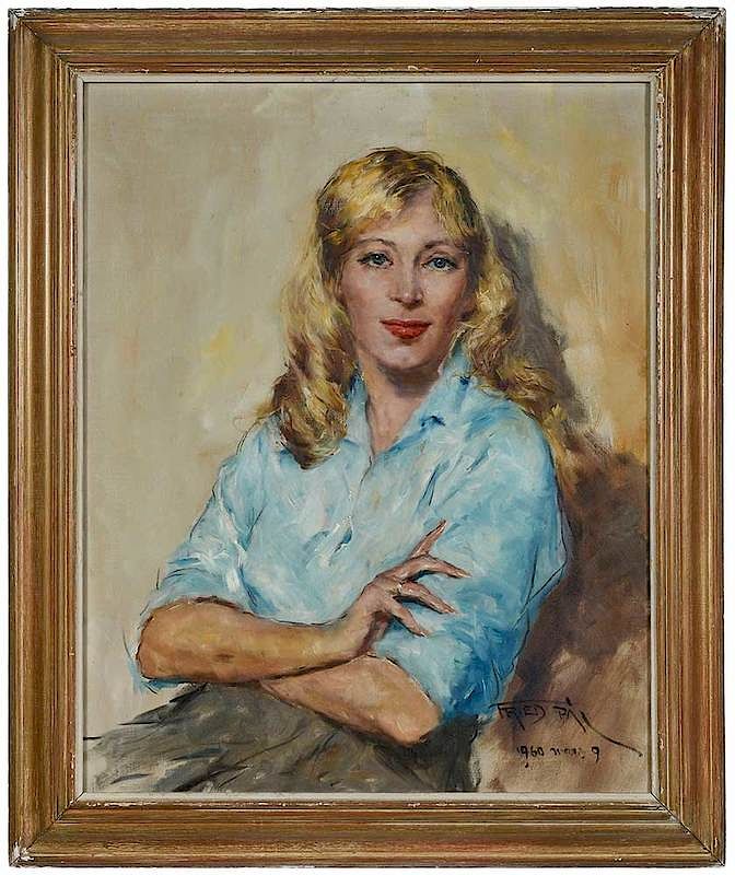 Appraisal: Pal Fried American Hungarian - Portrait of a Blond Woman