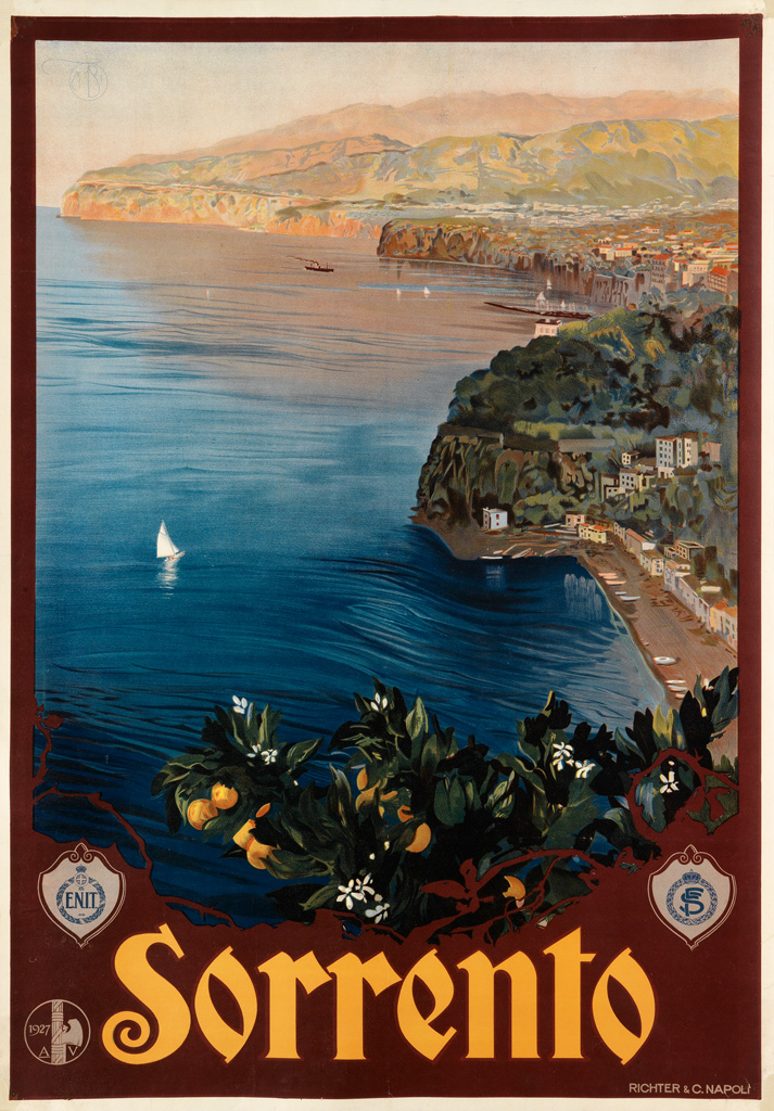 Appraisal: MARIO BORGONI - SORRENTO x inches x cm Richter C