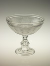 Appraisal: COMPOTE - Large th C flint glass compote two part