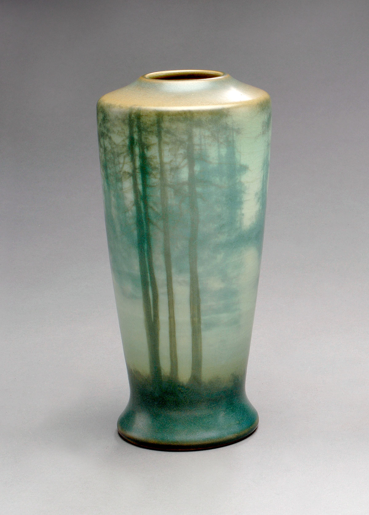 Appraisal: ROOKWOOD POTTERY SCENIC VELLUM GLAZE VASE PAINTED BY EDWARD TIMOTHY