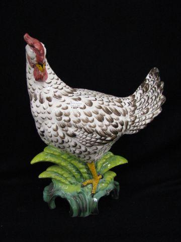 Appraisal: Italian Pottery Figurine of a Rooster