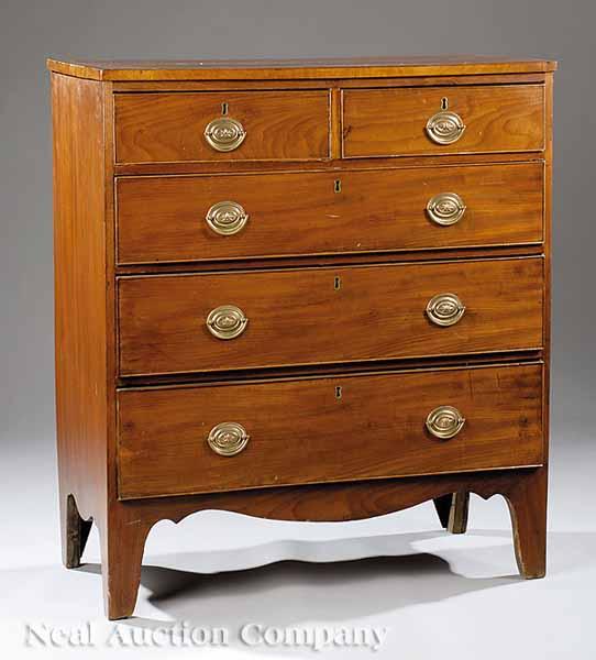 Appraisal: A William IV Mahogany Chest of Drawers c the inlaid